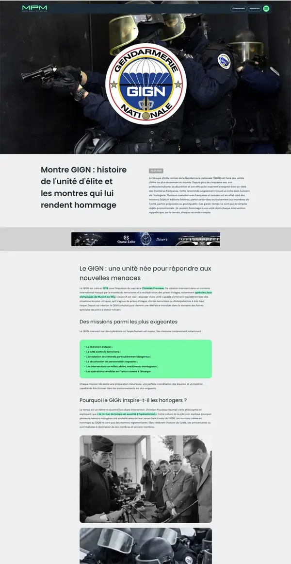 Montre GIGN Exemple 5