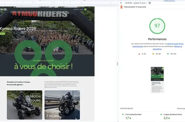 Scooter 3 roues SEO